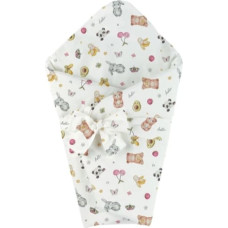 Waldin Bambusowa kołdra niemowlęca 75x75 + wstęga do rożka Candy Cute