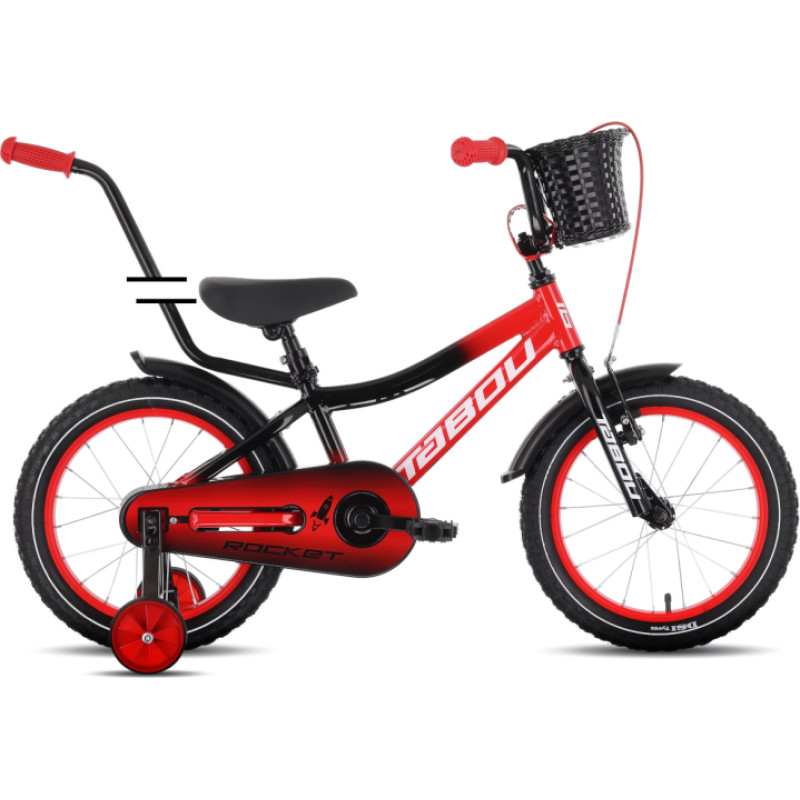Tabou Children's bicycle TABOU Rocket Alu, 14" black-red