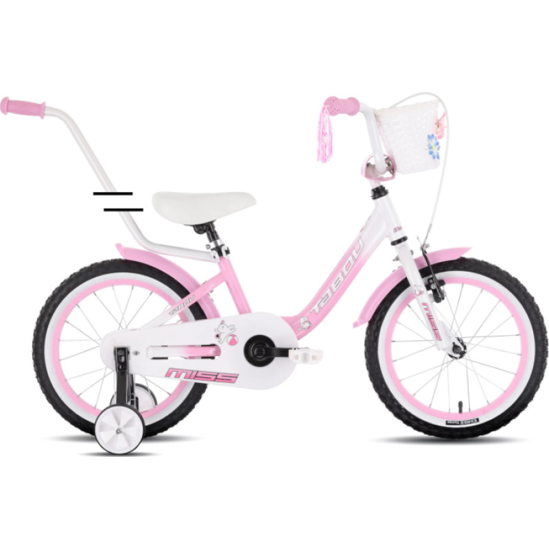 Tabou Children's bicycle TABOU Miss, 16" pink-white