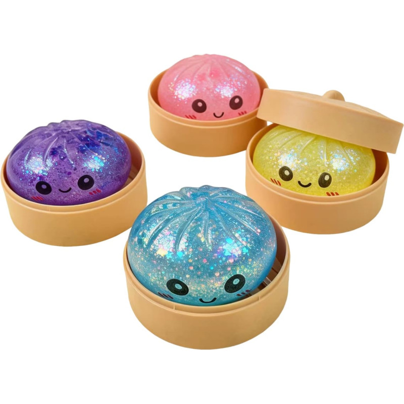 Mudimismänguasi Dumpling pelmeen, sädelev, 10 cm