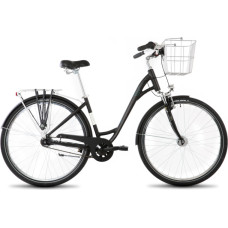Romet Bicycle ROMET Art Deco Lux, with front basket, black (L)