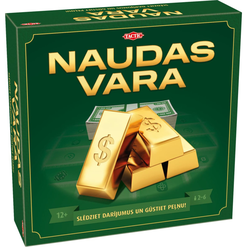 Tactic Boardgame Money Talks In Latvian lang.