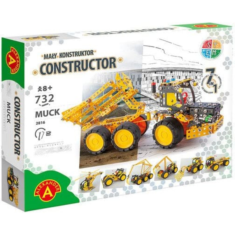 Alexander Metalinis konstruktorius PRO - Muck (septyni viename)
