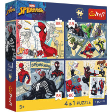 SIEĆ ZABAWY SPIDERMAN PREMIUM *4x88*