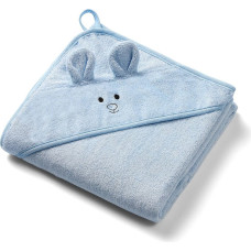 Babyono bamboo hooded towel 100x100 cm blue 1553/02