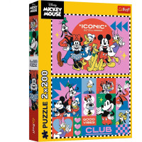 TREFL Dėlionė „Laikas su draugais – Disney”, 2×200 dalių