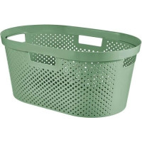 Curver Veļas grozs Infinity Recycled 40L 59x39x27cm zaļš