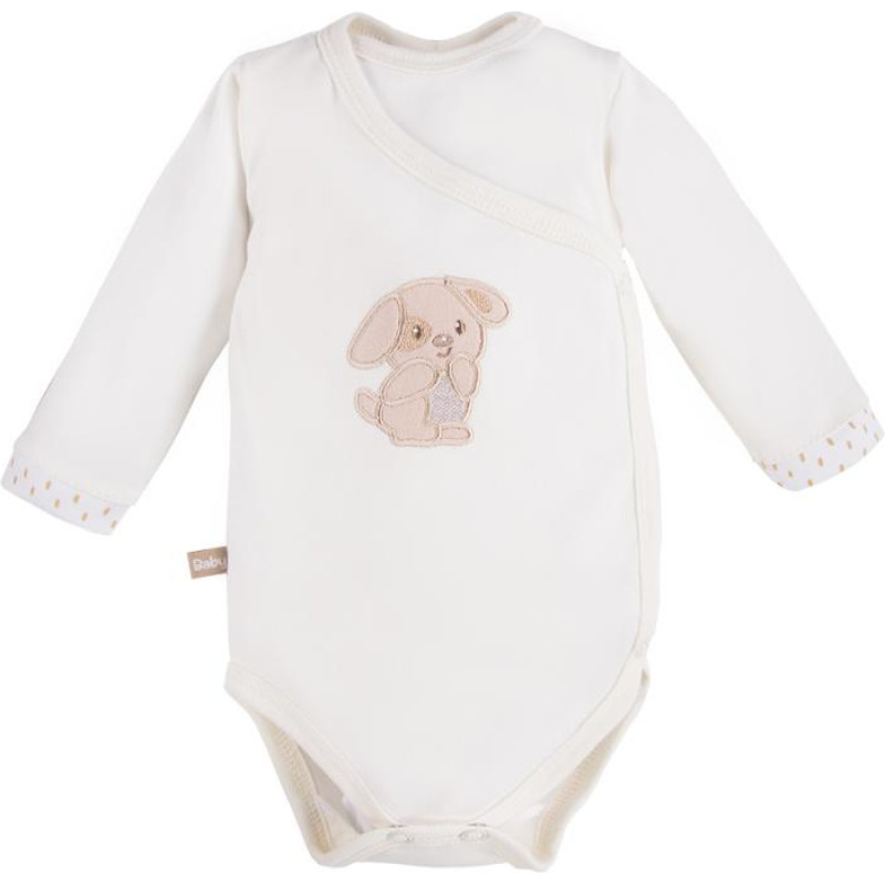 Ubranka EWA 852687 NEWBORN Body REGL DŁ ecru 56