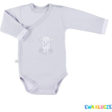 Ubranka EWA 852779 NEWBORN Body REGL DŁ szary 56