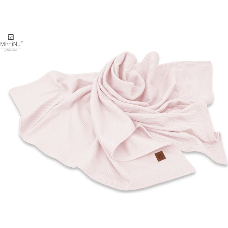 Miminu KIECZMERSKI Kocyk MIMINU SOFT 75x100 0-6 lat pudrowy róż