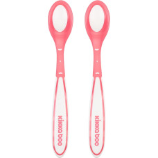 Heat sensing spoons 2pcs Boo Pink