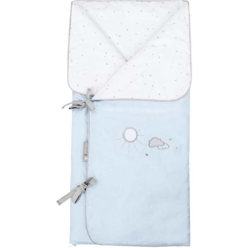 Baby swaddle sack Dream Big Blue