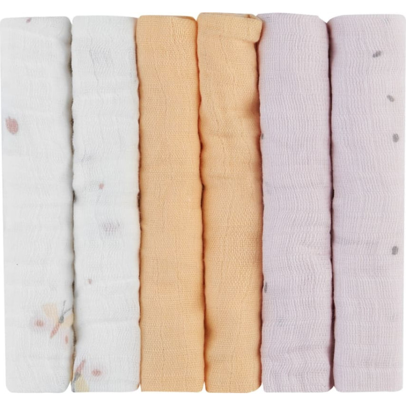 Muslin cloth set 6 pcs 30x30 cm Hedge-hugs