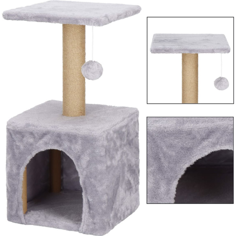 Springos Katės medis su nameliu Springos PA1032 62 cm