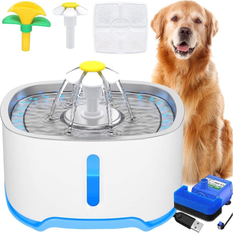 Springos Vandens dozatorius gyvūnams, katėms, šunims girdykla Springos PA0313 2,5 L