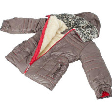 Minikid GIRL'S WINTER JACKET - BLANCA - WOOL - BROWN - size 104***