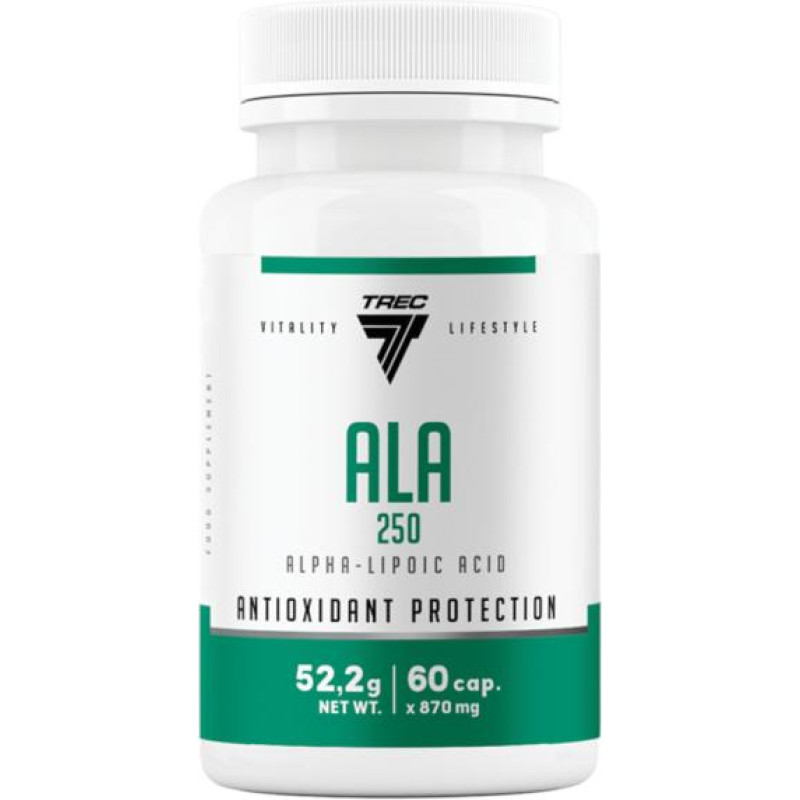 Trec Antioksüdant TREC ALA 250, 60 kapslit