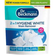 Dr.beckmann Traipu tīrīšanas pulveris gaišiem audumiem Hygiene White 2in1 400g