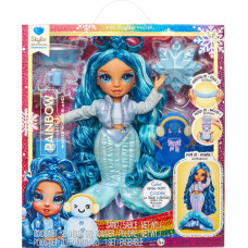 Rainbow High 120834-EUC Rainbow High Winter Wonderland Doll- Skyler (Blue)