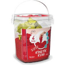 Red Castle kinetinis smėlis, raudonas 500 g