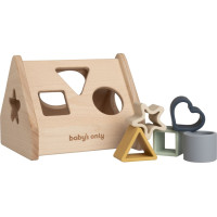 Baby's Only medinis formų rūšiuotuvas, Namelis, 10+, Earth - BO-860.863.800.50