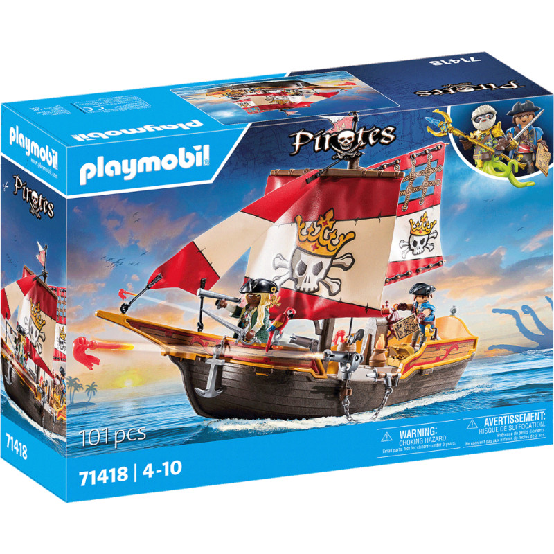 Playmobil PIRATES Piratų laivas 71418