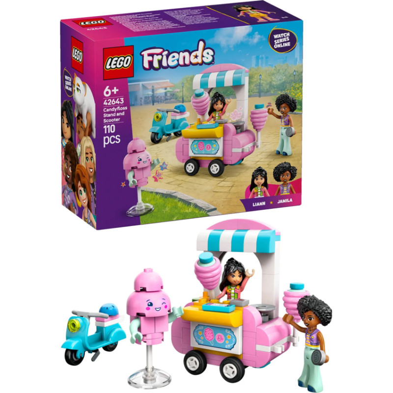 Lego Friends Stoisko Z Watą Cukrową I Skuter 42643