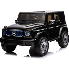 KIKKABOO įkraunamas automobilis Licensed Mercedes Benz EQG Black + 12V/9AH battery add