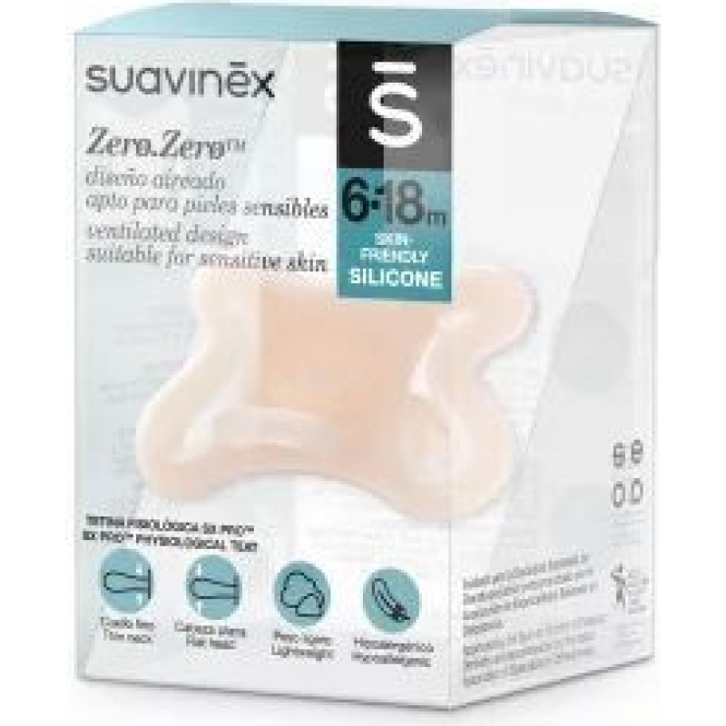 Suavinex čiulptukas SX Pro 6–18 mėn., Zero (078733 / 401406)