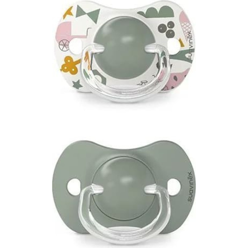 Suavinex 083096 PACIFIER SX PRO 18+ 2PCS OLIVE 308278