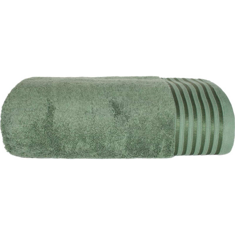 RĘCZNIK VELA 70X140 FROTTE Z MODALEM LEŚNY ZIELONY 550G.