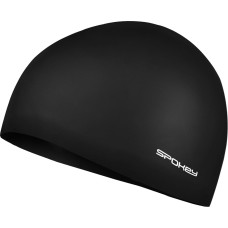 Spokey Silicone swimming cap black Spokey SUMMER CUP