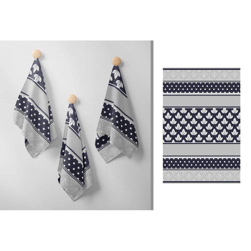 ŚCIERKA 40X60 ŻAKARDOWA CARINO 004 GRANAT BAW.