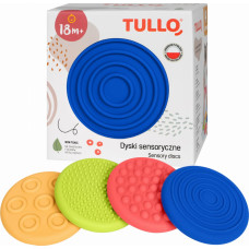 Tullo 615 Dyski sensoryczne r&oacute;żne faktury - 4 szt.