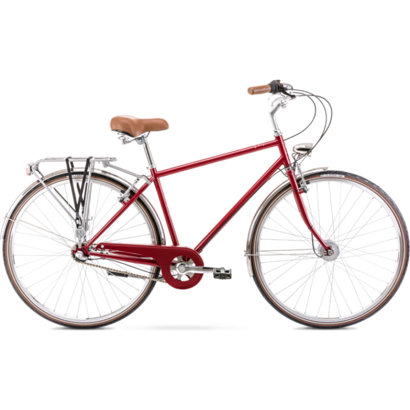 Romet dviratis ROMET Vintage Classic M, raudonas (L)