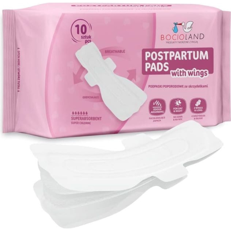 1554 HIGHLY ABSORBENT POST-NATURAL PADS 10 PCS L BL155
