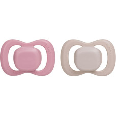 B.box BB300309 Smoczek dla noworodka i niemowlaka 2 szt symetryczny silikonowy 0-6m jagoda/róż
