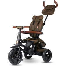 Qplay Rowerek Trójkołowy Rito Deluxe Rubber Brown
