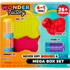 MGA Wonder Factory Never Dry Dough & Sand Mega Box Set 595298-EUC