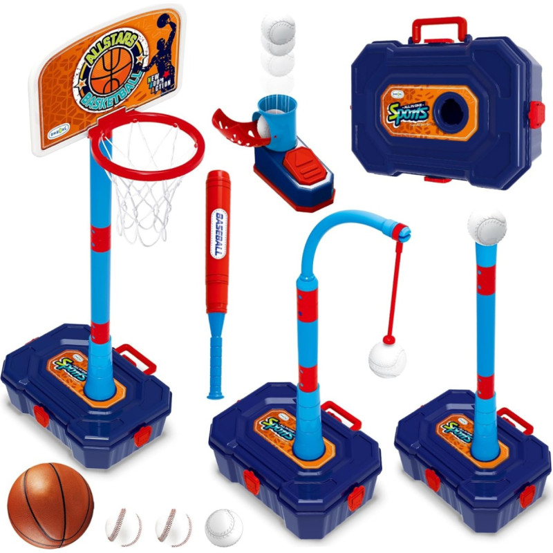 Sportinių žaidimų rinkinys lagamine