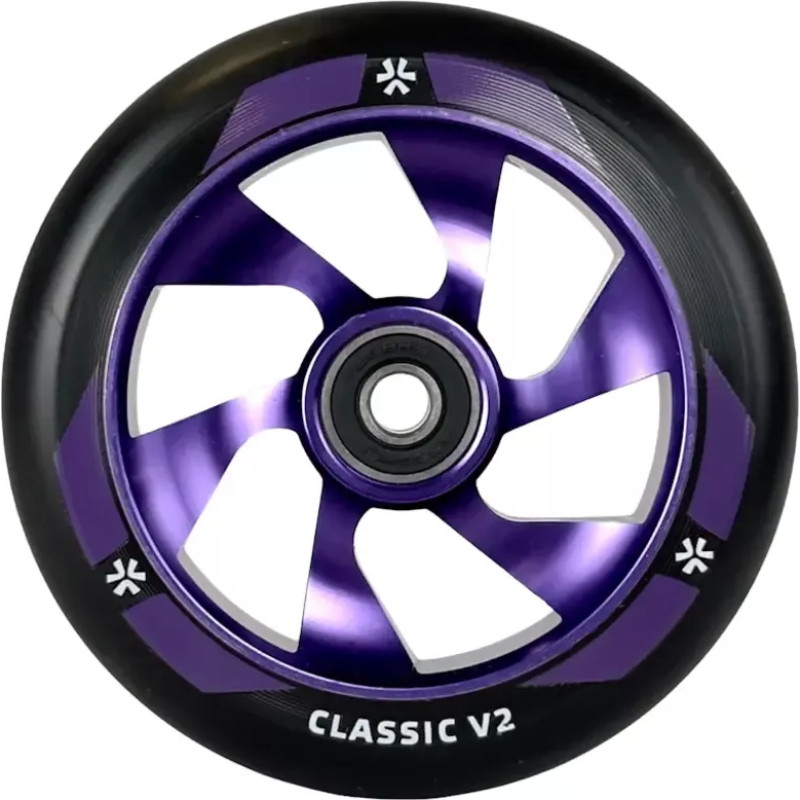 Union Ratas t&otilde;ukerattale UNION Classic V2 Pro Scooter Wheel 110mm, black/polished purple