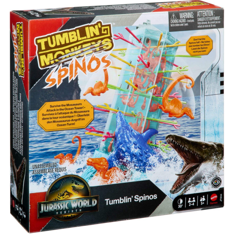 Mattel Jurassic World – krentantis spinozauras, modelis JFW44