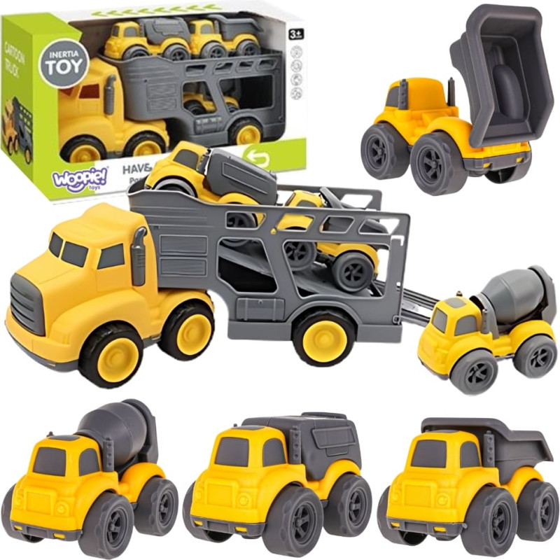 Woopie Laweta Zestaw 4w1 Pojazdy Budowlane