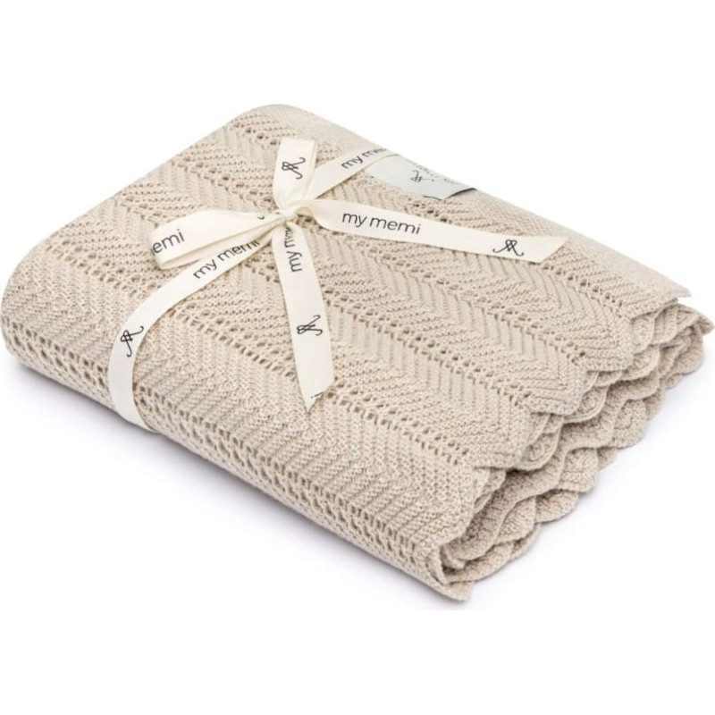 My Memi Bambusa Pleds 80х100 Light Beige - Feather