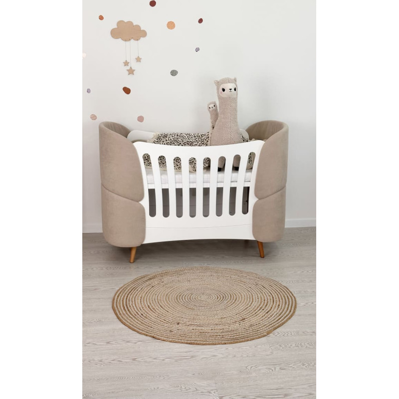 Ingvart ovali kūdikio lovytė Transformers Fly Bed – smėlio spalvos