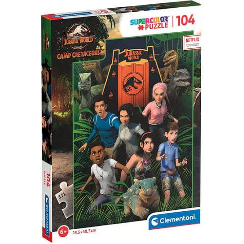 Clementoni dėlionė „Jurassic World“, 104 dalys