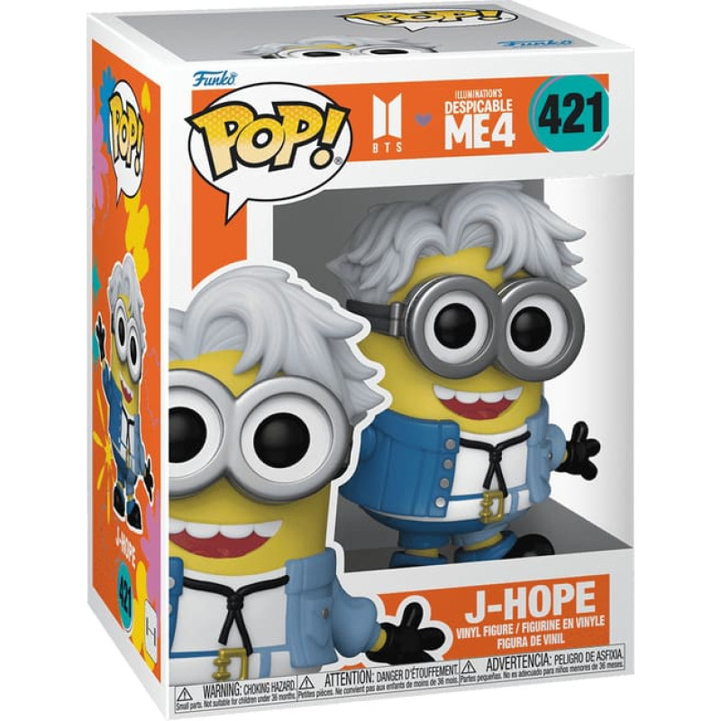 Funko POP! Vinilinė figūrėlė: BTS x Despicable Me 4 - J-Hope