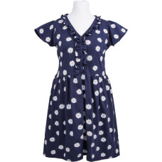 Ubranka EWA 970446 LINDA Koszula ciążowa granatowa stokrotki L