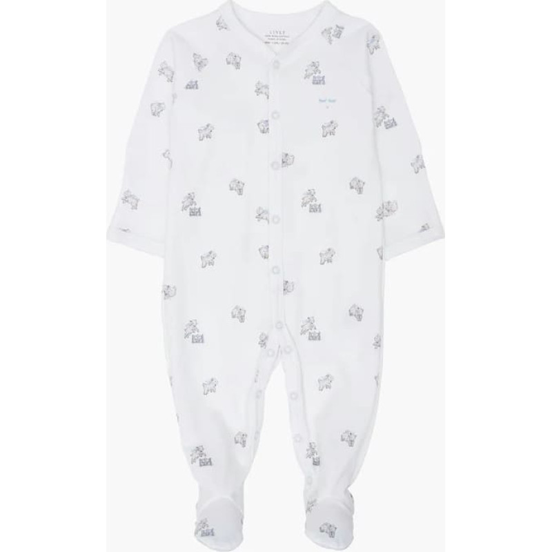 Livly Clothing Rāpulis Livly Counting Sheep Simplicity Footie Blue