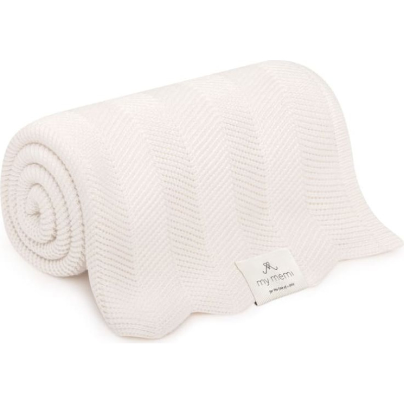 My Memi Bambusa Pleds 80х100 Cream - Fir